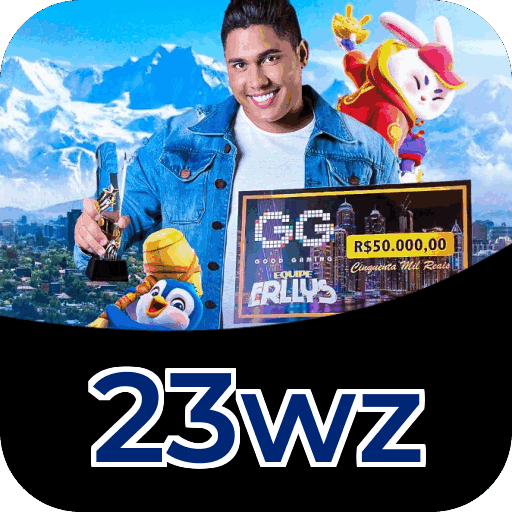 Plataforma 23wz mostrando interface moderna, jogos certificados e recursos de segurança licenciados