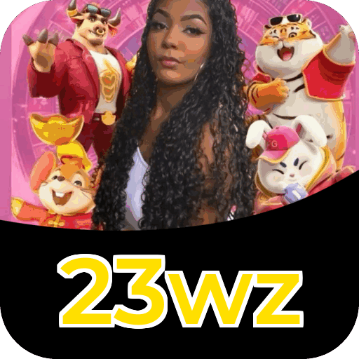 Interface do aplicativo 23wz mostrando jogos disponíveis no iOS e Android